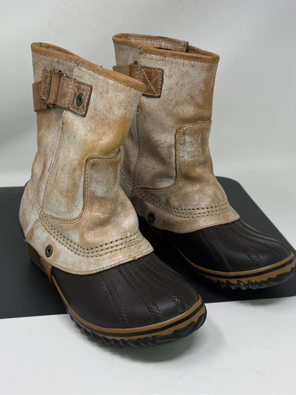 Sorel Slimpack Short Women Sz 6 Equestrian Riding Boot Elk